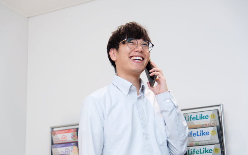 Kさんの仕事風景1